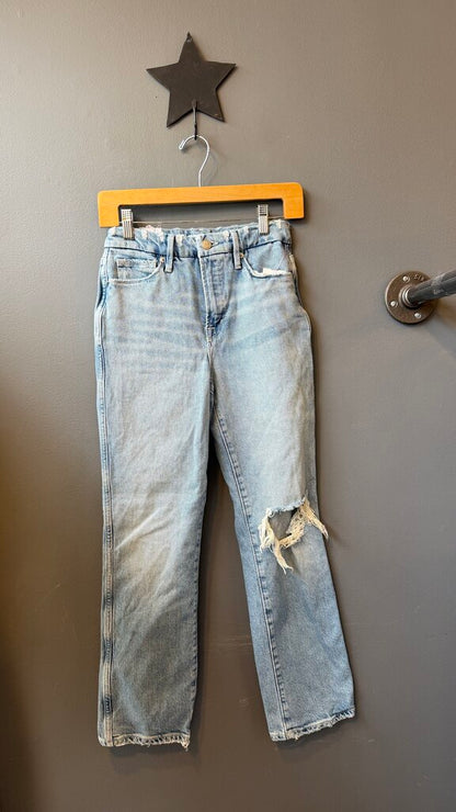 Distressed Stretch Slim Jeans