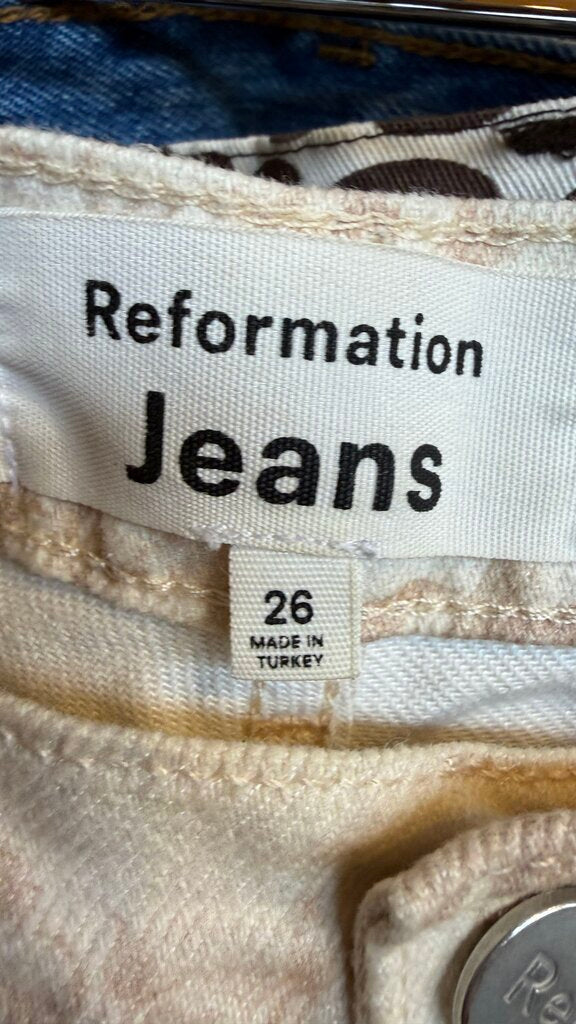Abalone Toile Straight Jeans