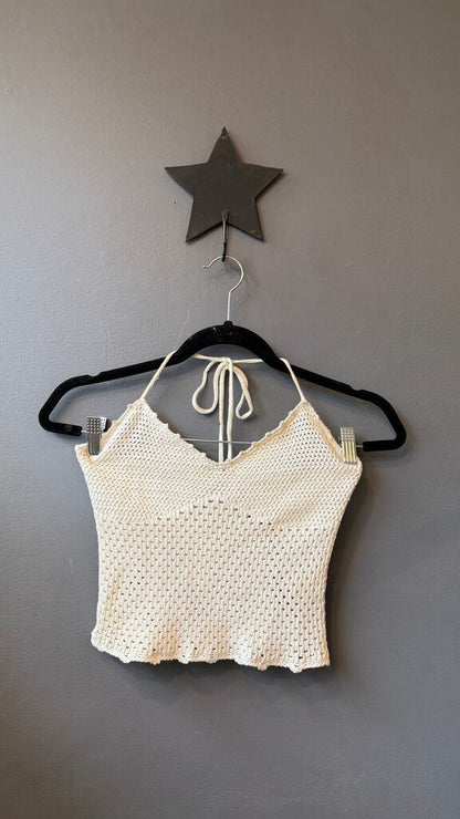 Knit Crop Hlater Top