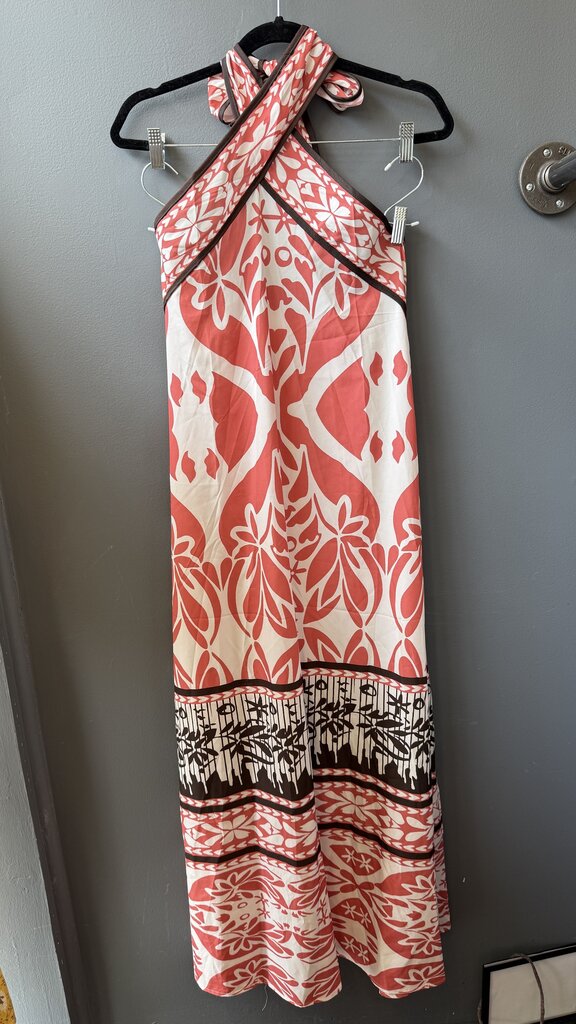 Floral Halter Maxi Dress