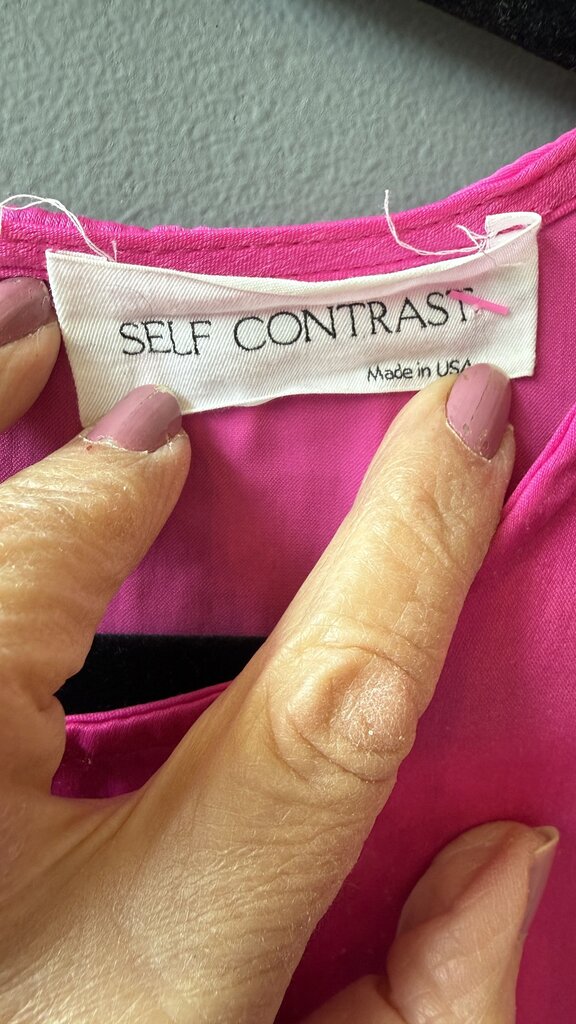 Satin Tie Waist Crop Top