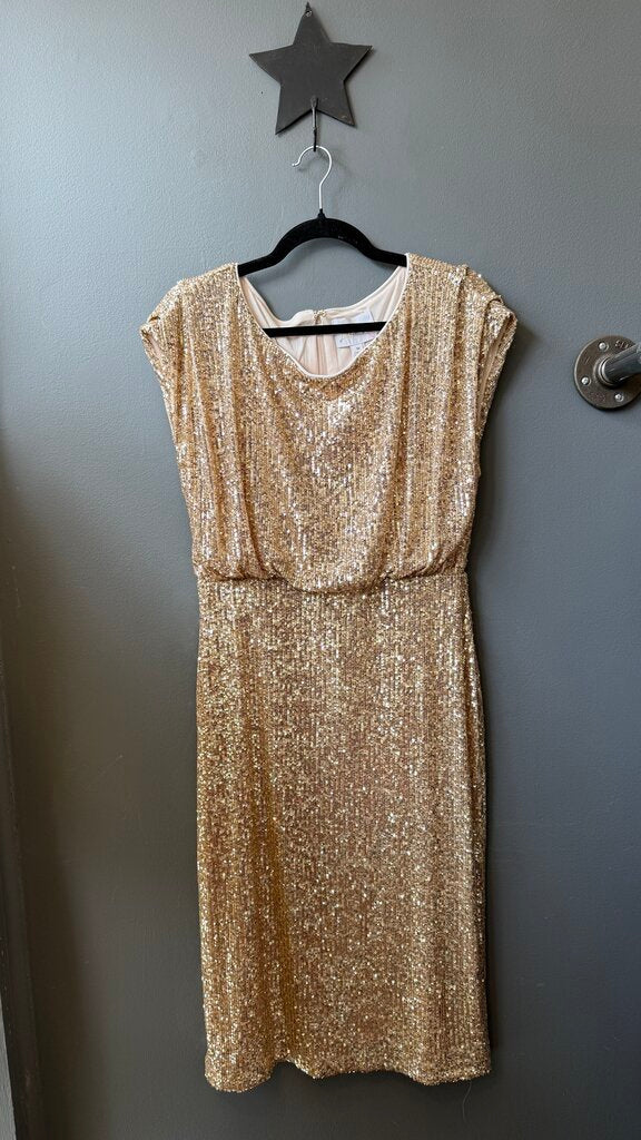 Aylin Sequin Midi Dress