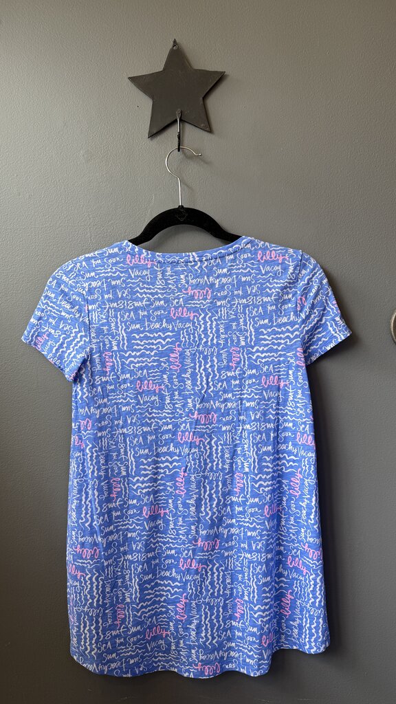 Etta Writing Scoopneck TShirt