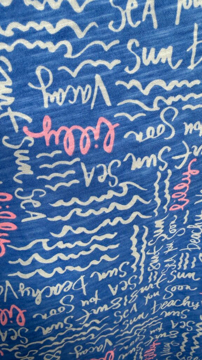 Etta Writing Scoopneck TShirt