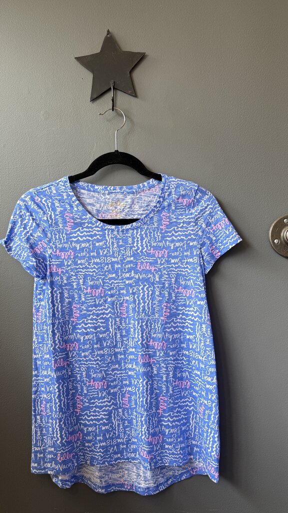 Etta Writing Scoopneck TShirt