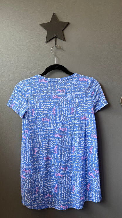 Etta Writing Scoopneck TShirt
