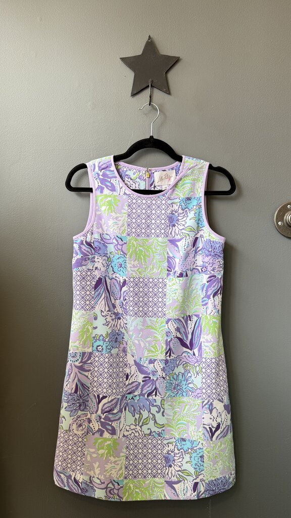 Julienne Patch Print Shift Dress