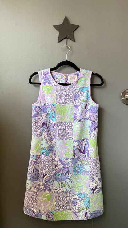 Julienne Patch Print Shift Dress