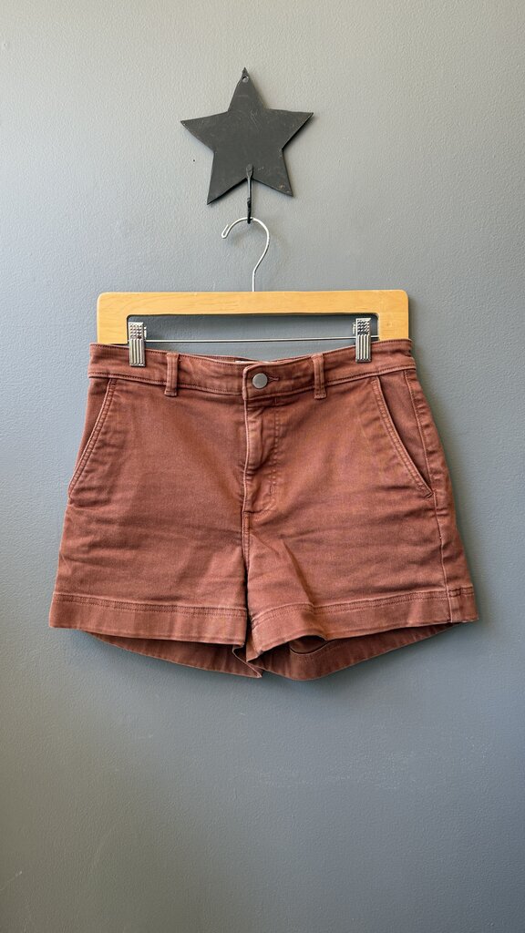 Denim High Rise Shorts