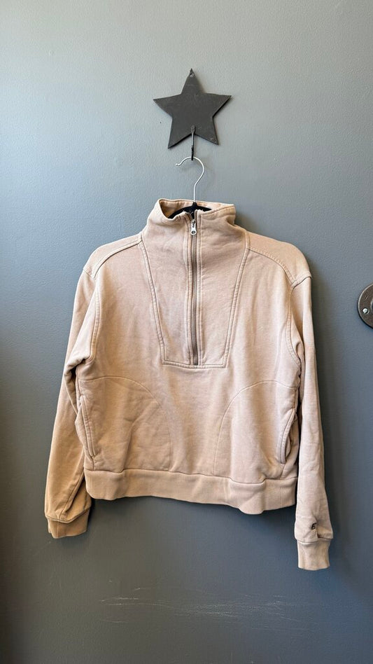 Cotton 1/4 Zip Sweatshirt