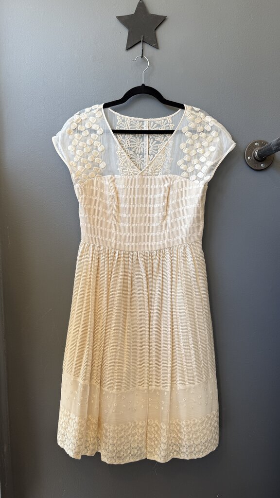 Embroidered Midi Dress