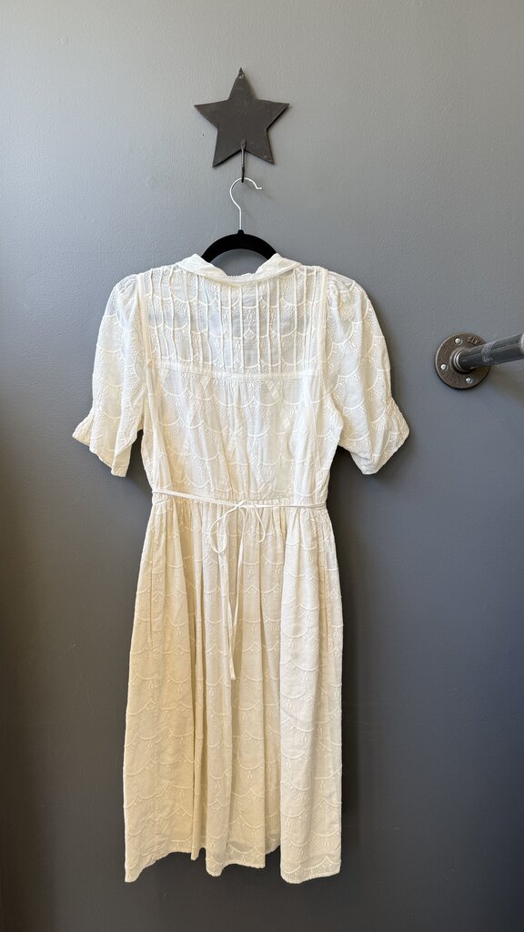 Embroidered Midi Shirtdress