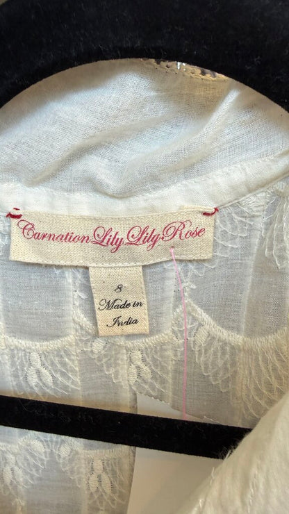 Embroidered Midi Shirtdress
