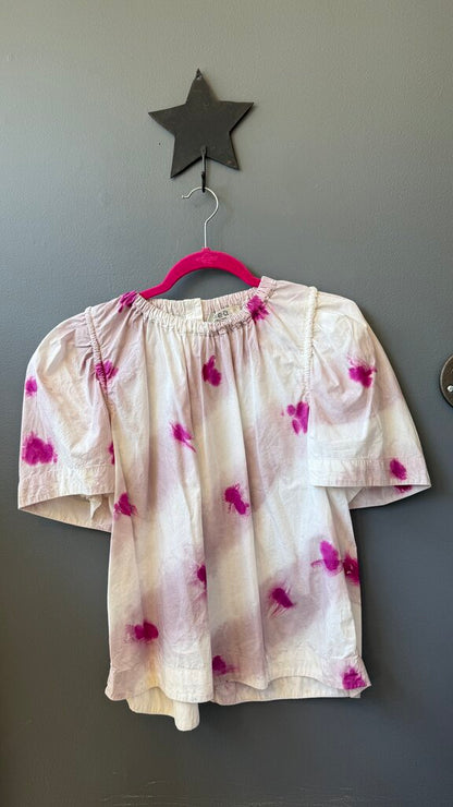 Spot Dyed Cotton Blouse