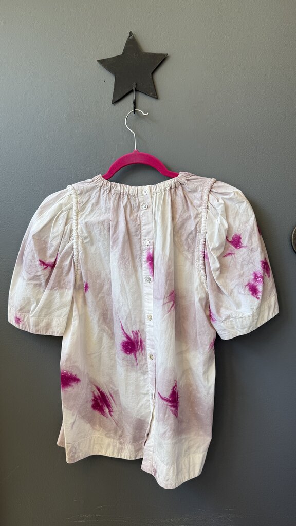 Spot Dyed Cotton Blouse
