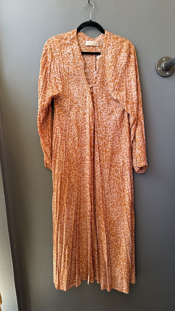Leopard Swing Maxi Dress