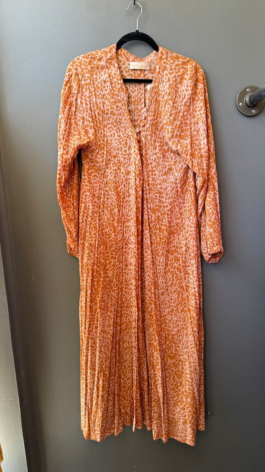 Leopard Swing Maxi Dress