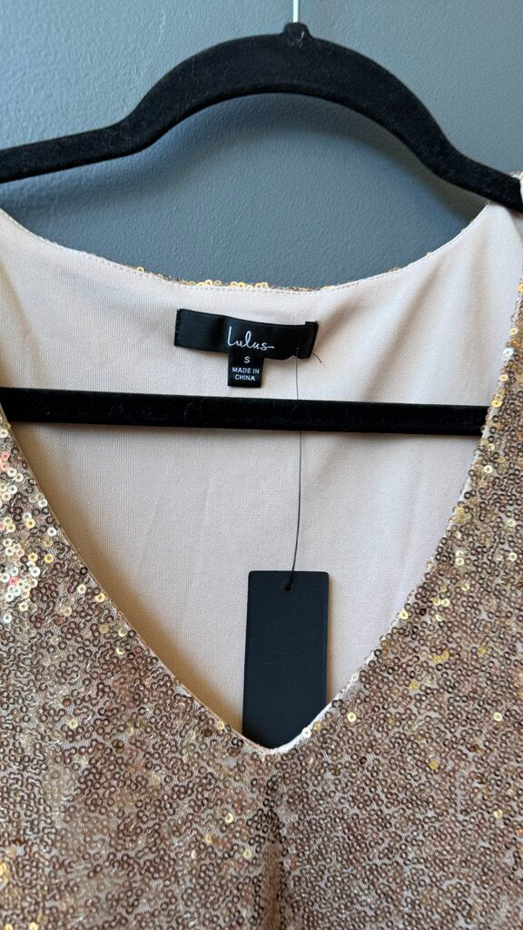 Sequin Shift Dress