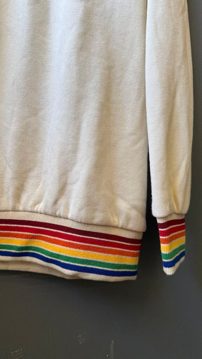 Rainbow Cuff Crewneck Sweatshirt
