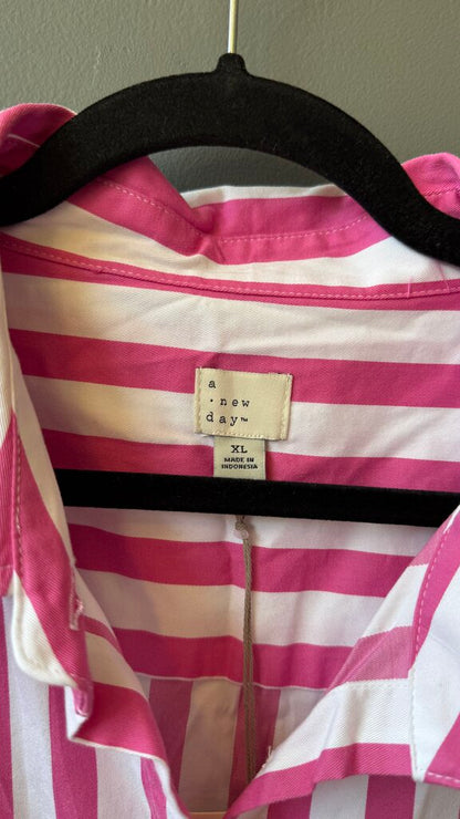 Striped Shirtdress