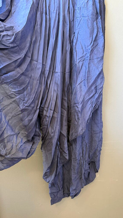 Silk Viscose Blend Harem Pants