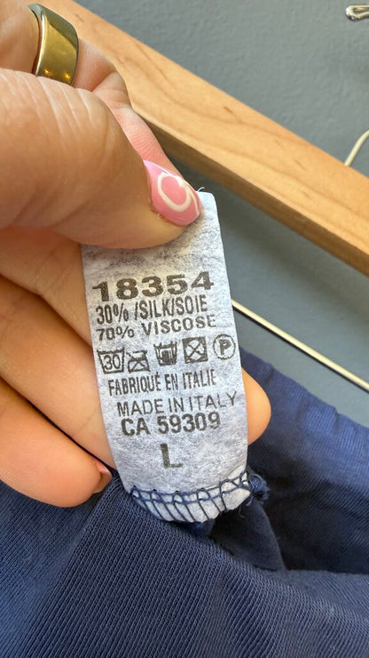 Silk Viscose Blend Harem Pants