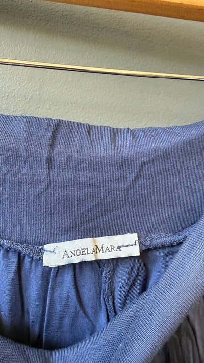 Silk Viscose Blend Harem Pants