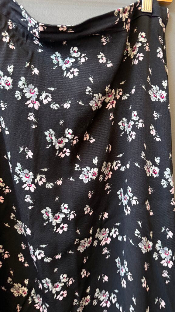 Floral Knee Length Skirt