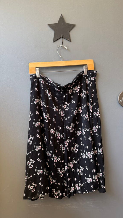 Floral Knee Length Skirt