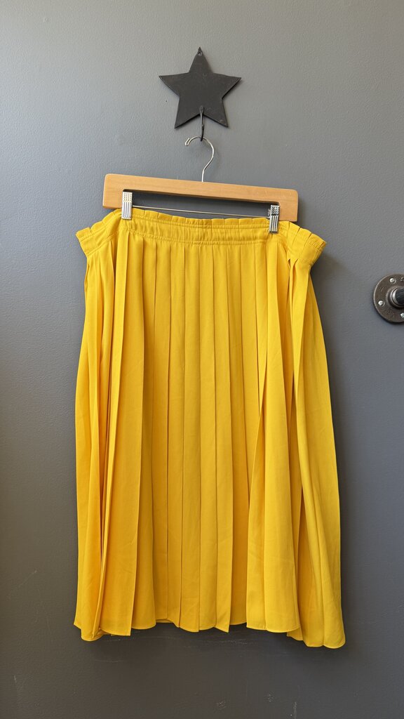 Pleated Midi Skirt