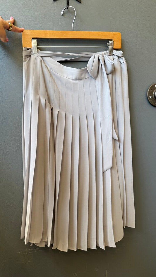 Pleated Midi Skirt