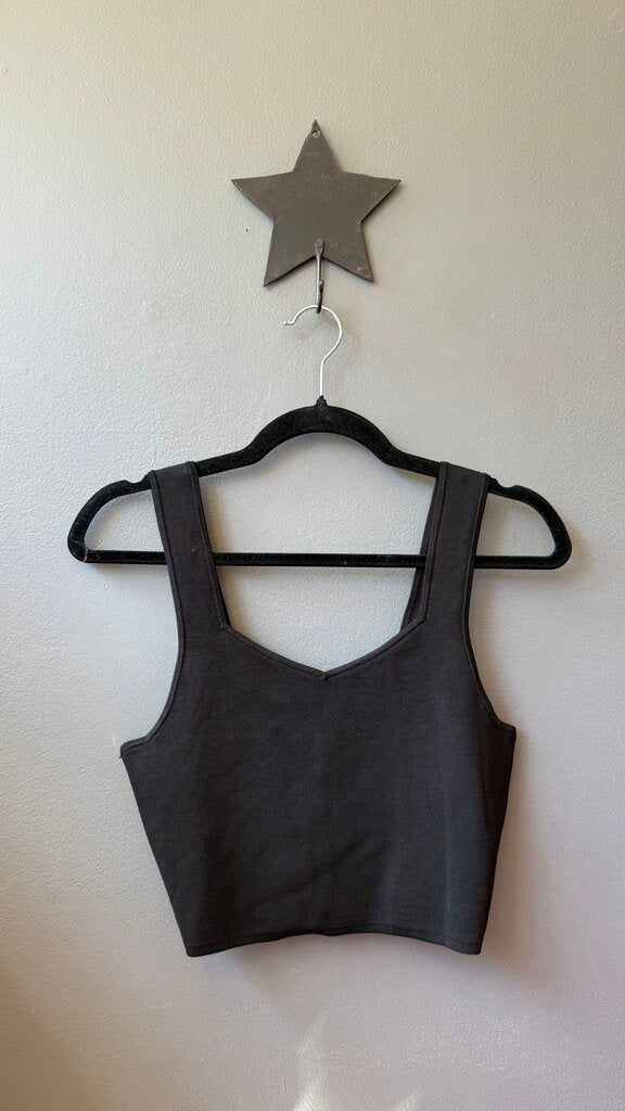 Fine Knit Crop Tank Top