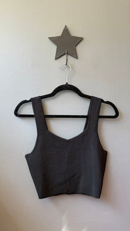 Fine Knit Crop Tank Top