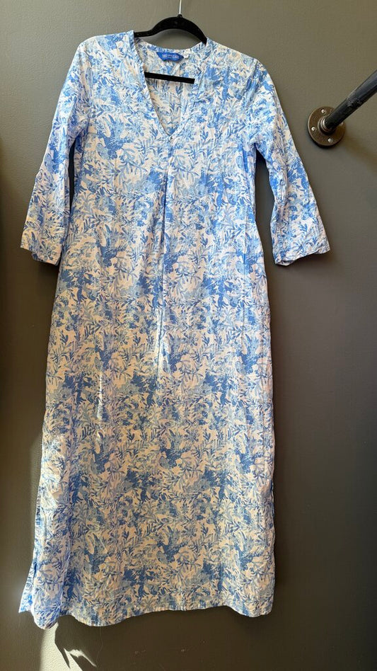 Batik Maxi Caftan Dress