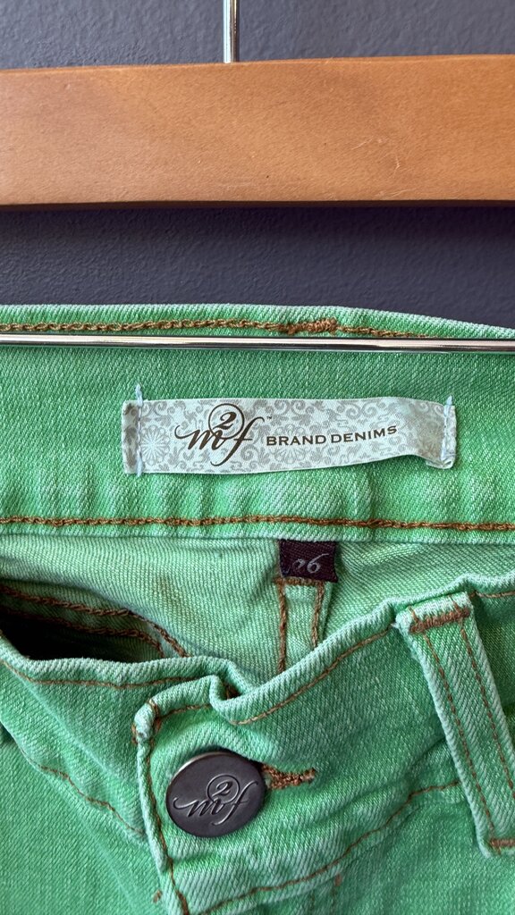 Green Flare Jeans