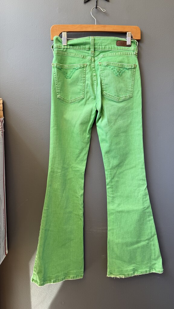 Green Flare Jeans
