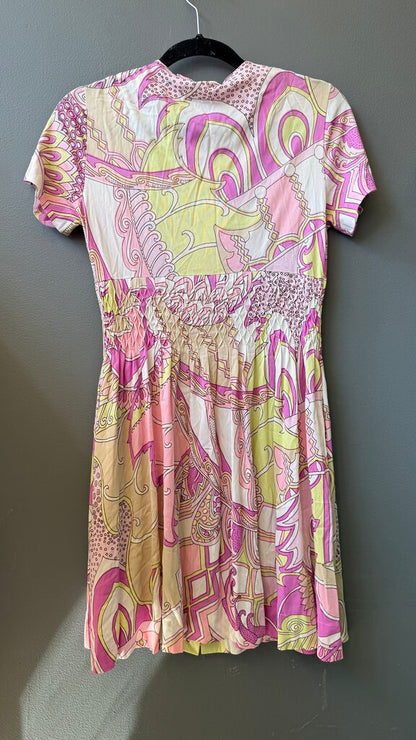 Vintage Printed Shirtdress