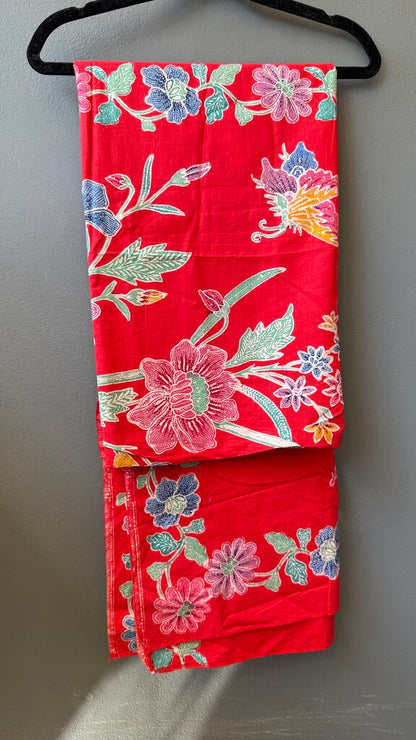 Floral Pareo Wrap Sarong