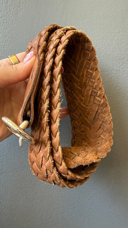 Leather Braided Belt