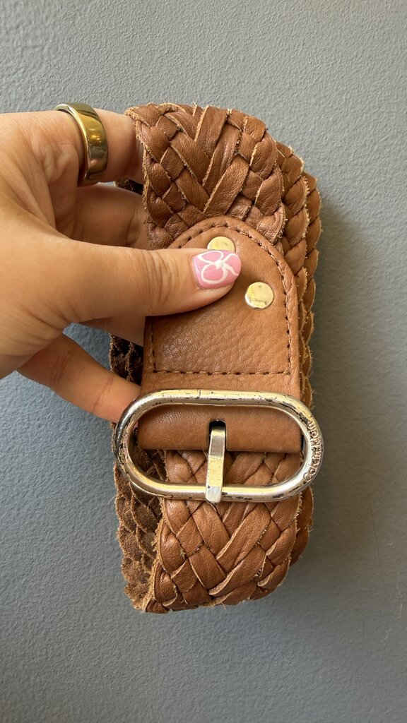 Leather Braided Belt