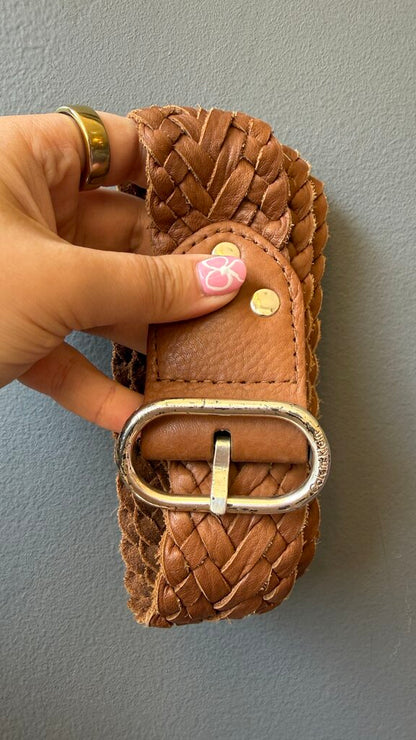 Leather Braided Belt