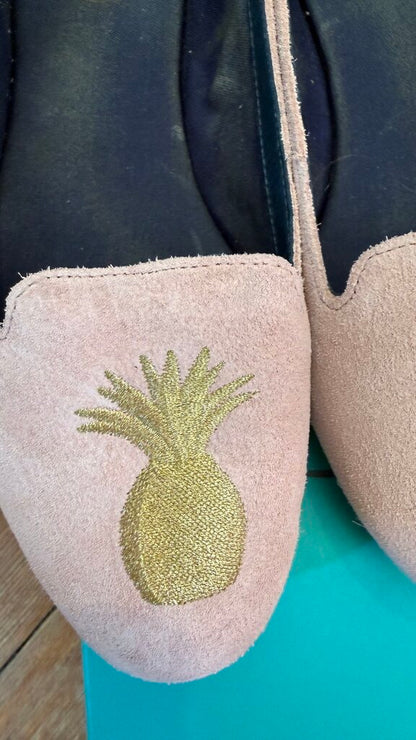 Pineapple Loafer Flats
