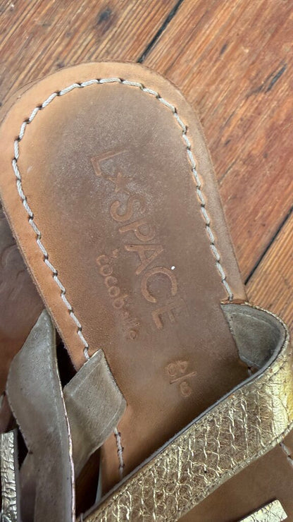 Fringe Leather Sandals