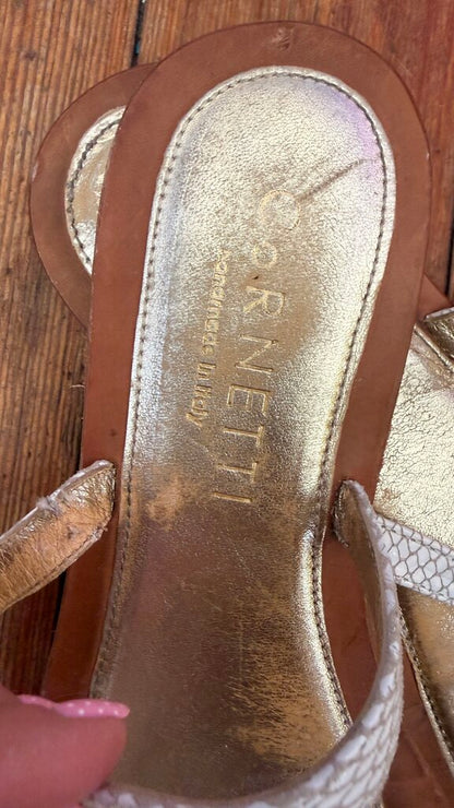 Leather Flat Sandals