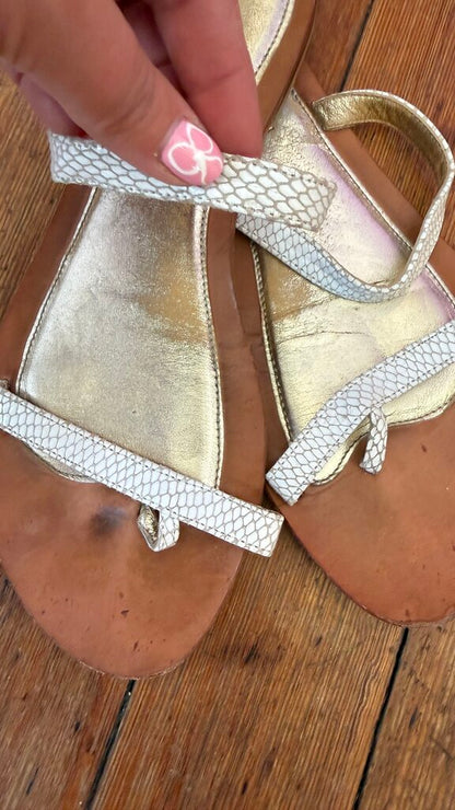 Leather Flat Sandals