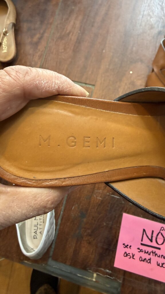 Criss Cross Block Heel Slides