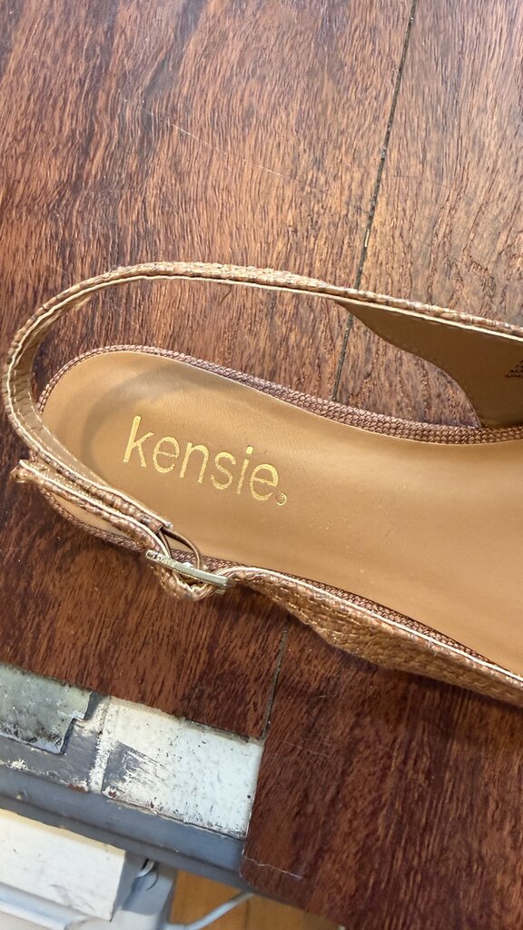Raffia Pointed Slingback Flats