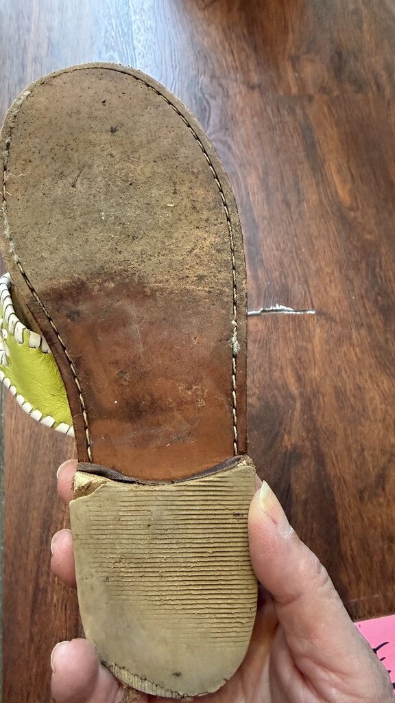 Leather Whipstitch Sandals