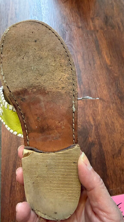 Leather Whipstitch Sandals