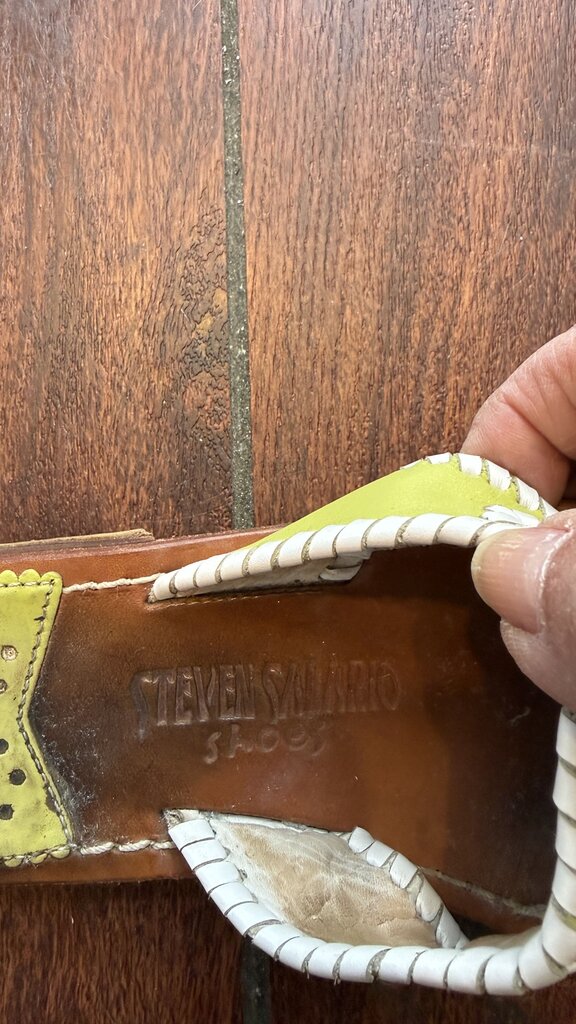 Leather Whipstitch Sandals